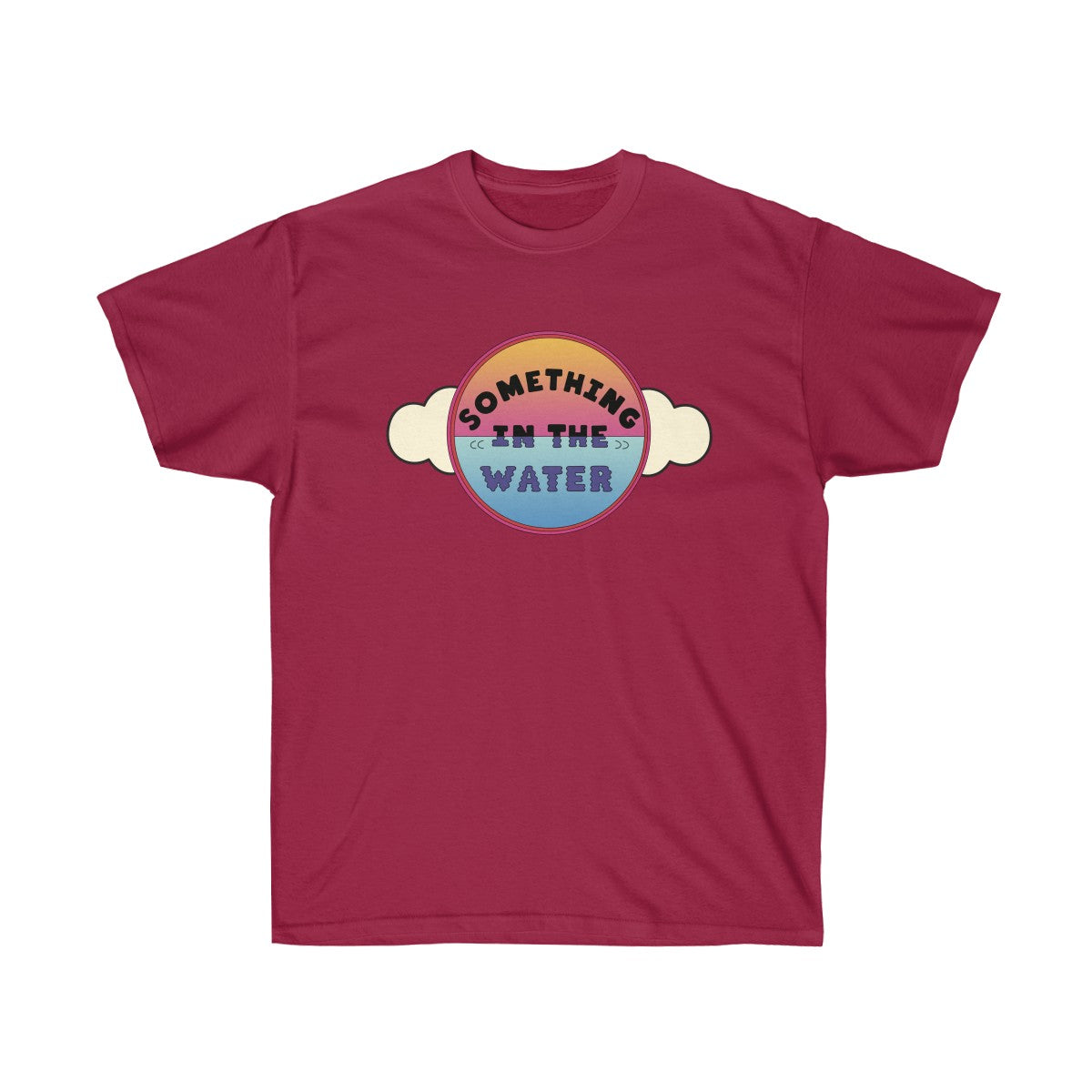 Something in the water Unisex Ultra Cotton Tee - Pharrell Williams festival inspired-Cardinal Red-S-Bootlg