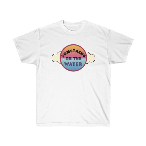 Something in the water Unisex Ultra Cotton Tee - Pharrell Williams festival inspired-White-S-Bootlg