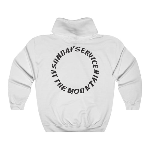 Sunday service at the Mountain Holy Spirit Kanye West Hoodie-White-L-Bootlg