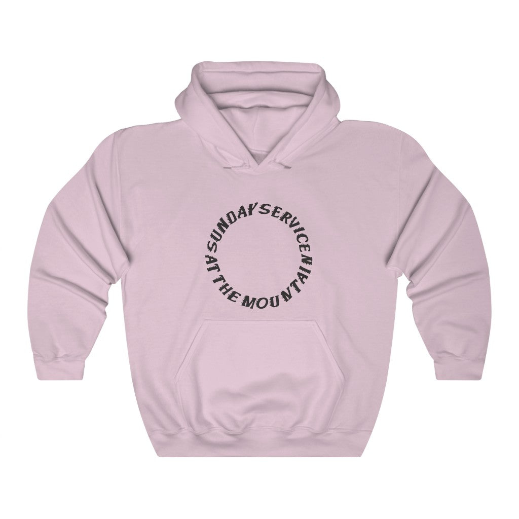 Sunday service at the Mountain Kanye West Hoodie-Light Pink-M-Bootlg
