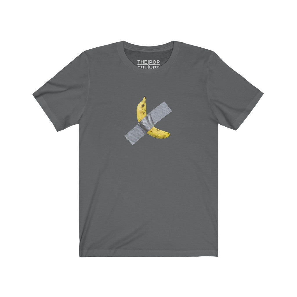 Taped Banana Unisex T-Shirt.Inspired by The Comedian. from Maurizio Cattelan-Asphalt-S-Bootlg
