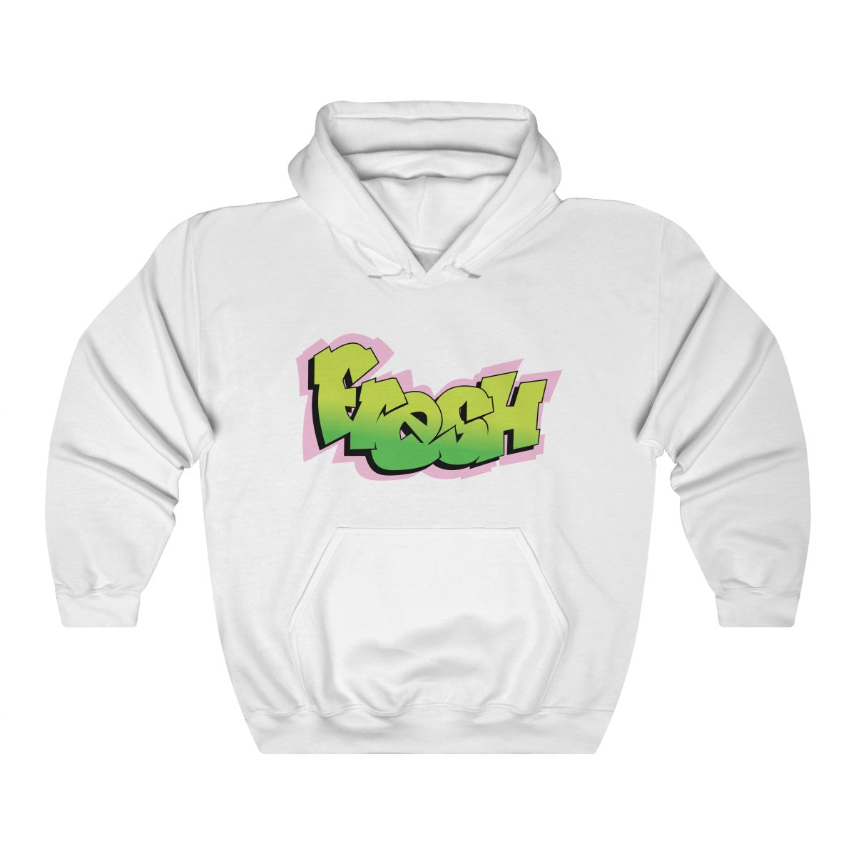 The Fresh Prince Will Smith Inspired Unisex Heavy Blend Hooded Sweatshirt-White-S-Bootlg