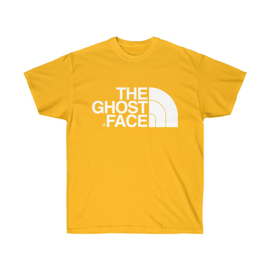 The Ghost Face T-Shirt-Gold-S-Bootlg
