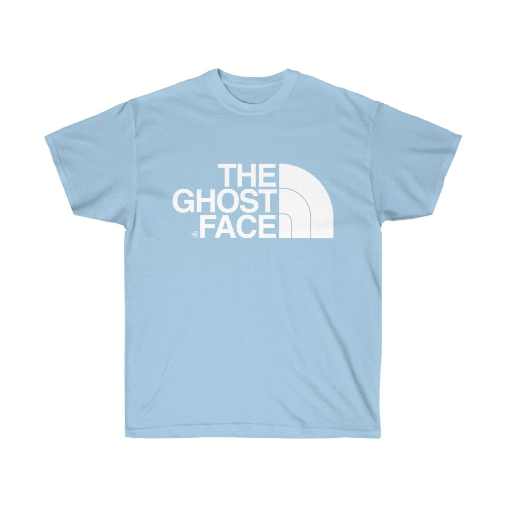The Ghost Face T-Shirt-Light Blue-S-Bootlg