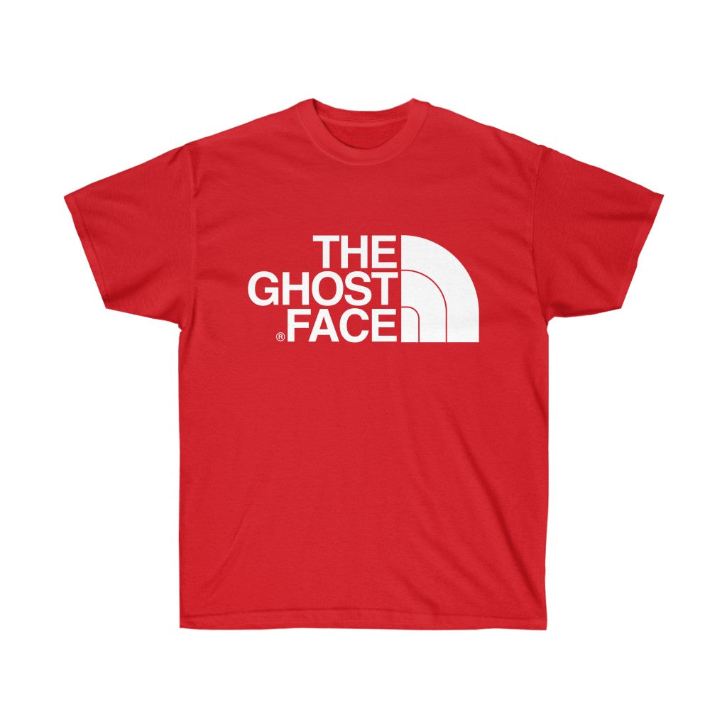 The Ghost Face T-Shirt-Red-S-Bootlg