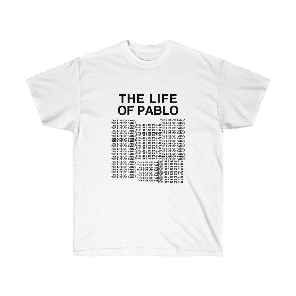 The Life of Pablo Kanye West album cover t-shirt-White-S-Bootlg