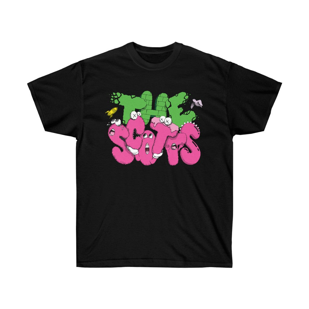 The Scotts Kid Cudi T-Shirt Merch Inspired Ultra Cotton Tee-Black-S-Bootlg