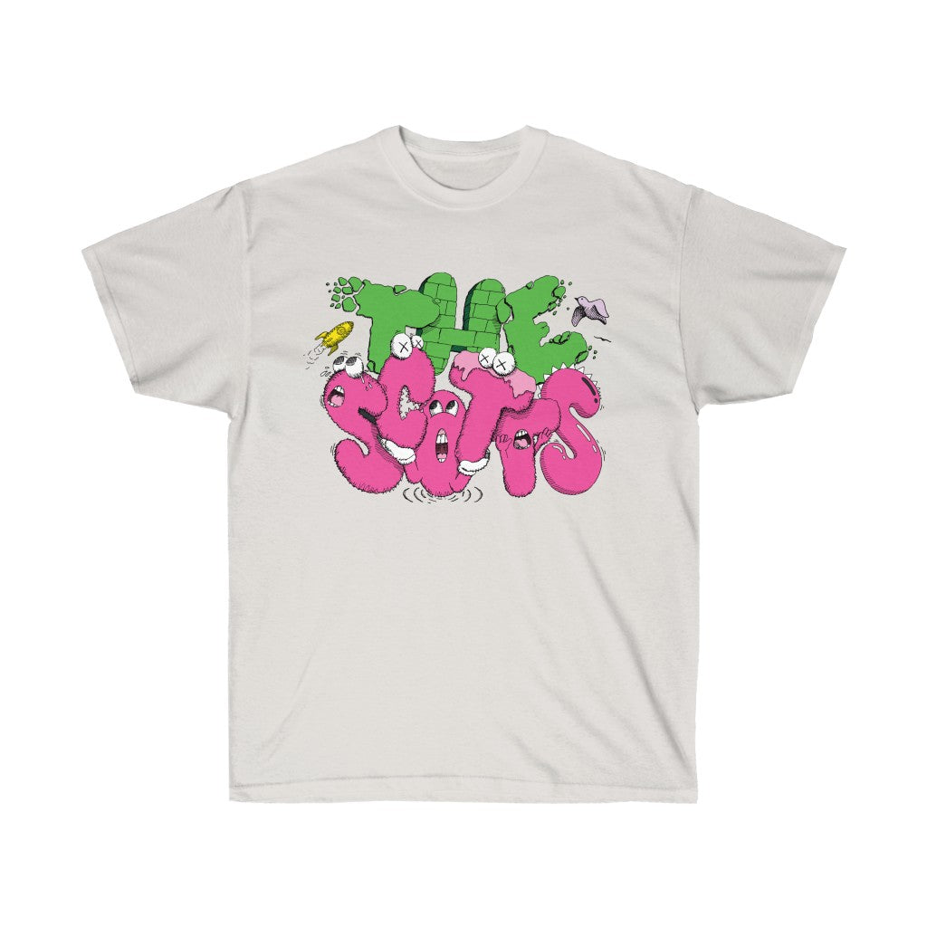 The Scotts Kid Cudi T-Shirt Merch Inspired Ultra Cotton Tee-Ash Grey-S-Bootlg