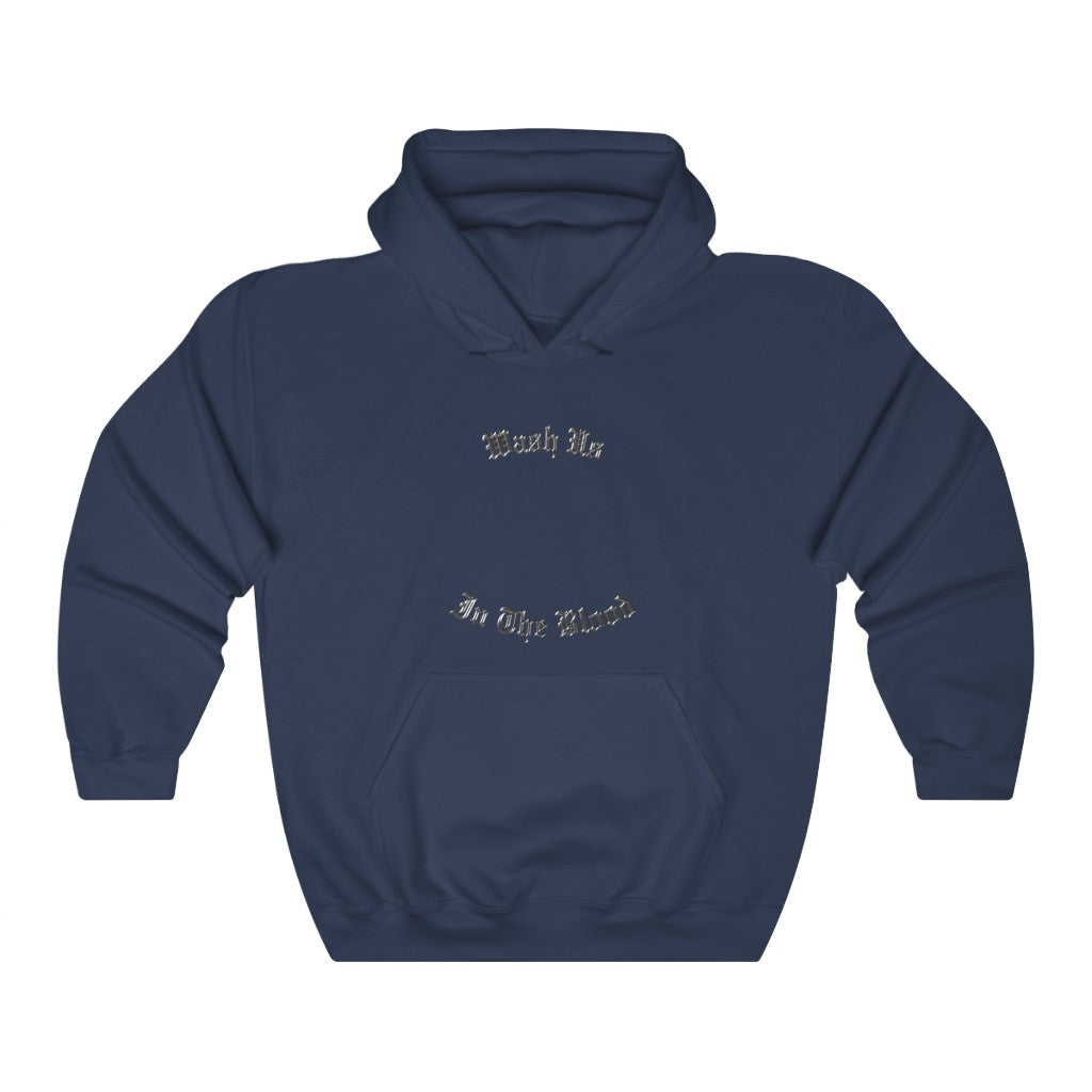 Wash Us In The Blood Hoodie-S-Navy-Bootlg