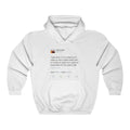 Water bottle tweet Kanye West Hoodie-White-L-Bootlg