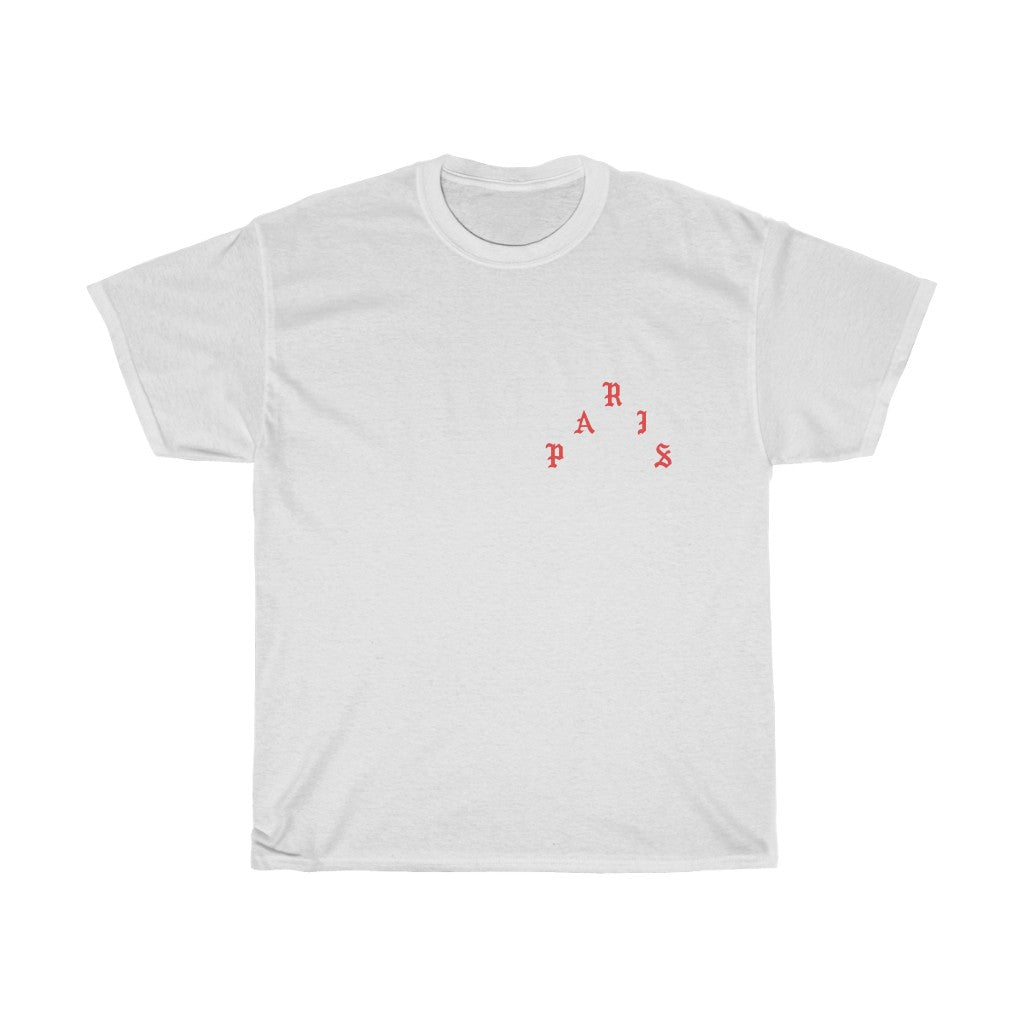 We On An Ultra Light Beam Cotton T-Shirt Kanye West Merch-White-L-Bootlg