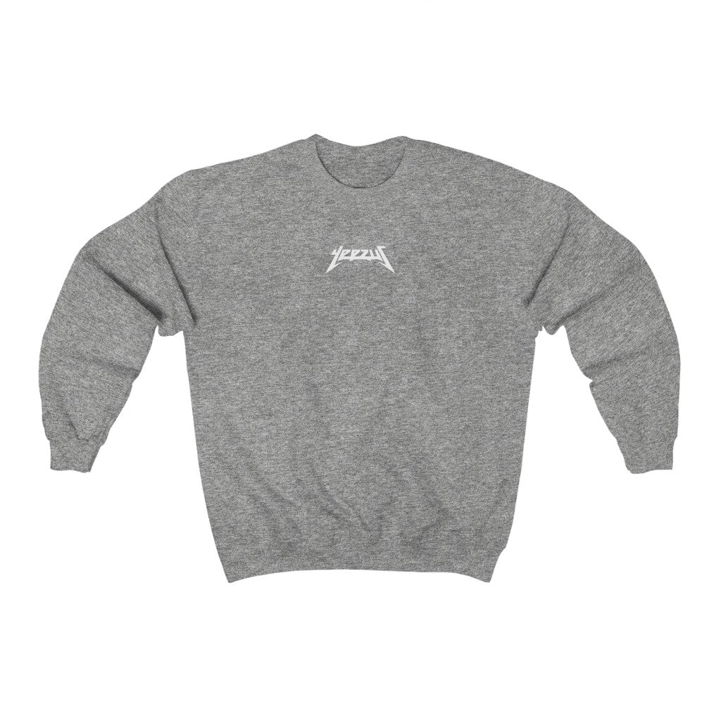 Yeezus Tour Glastonbury Heavy Blend Crewneck Sweatshirt - Kanye West inspired-Sport Grey-S-Bootlg
