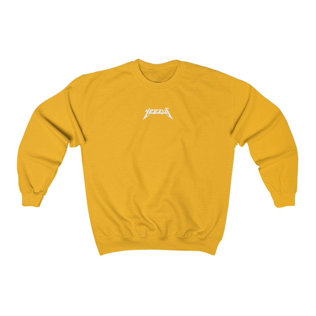 Yeezus Tour Glastonbury Heavy Blend Crewneck Sweatshirt - Kanye West inspired-Gold-S-Bootlg