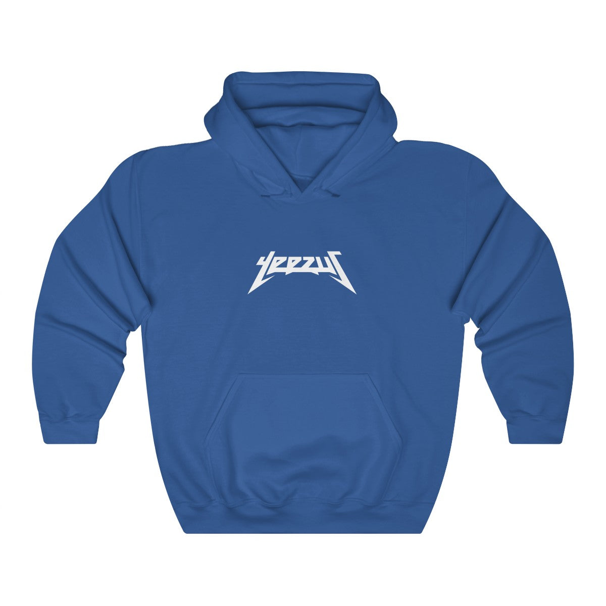 Yeezus Unisex Heavy Blend Hooded Sweatshirt-Royal-S-Bootlg