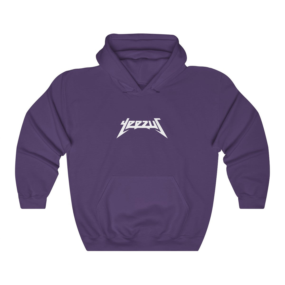 Yeezus Unisex Heavy Blend Hooded Sweatshirt-Purple-S-Bootlg