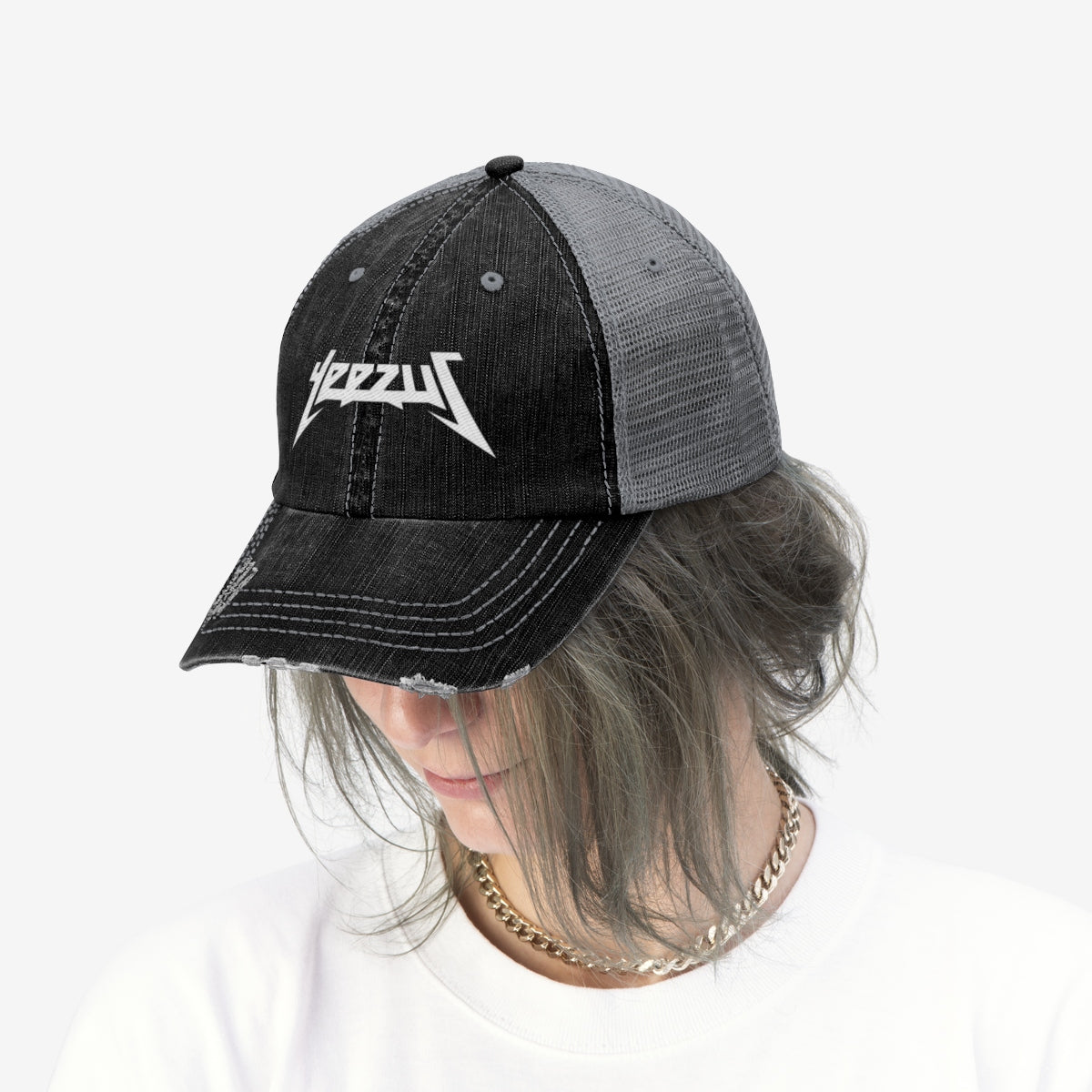 Yeezus Unisex Trucker Hat-Bootlg