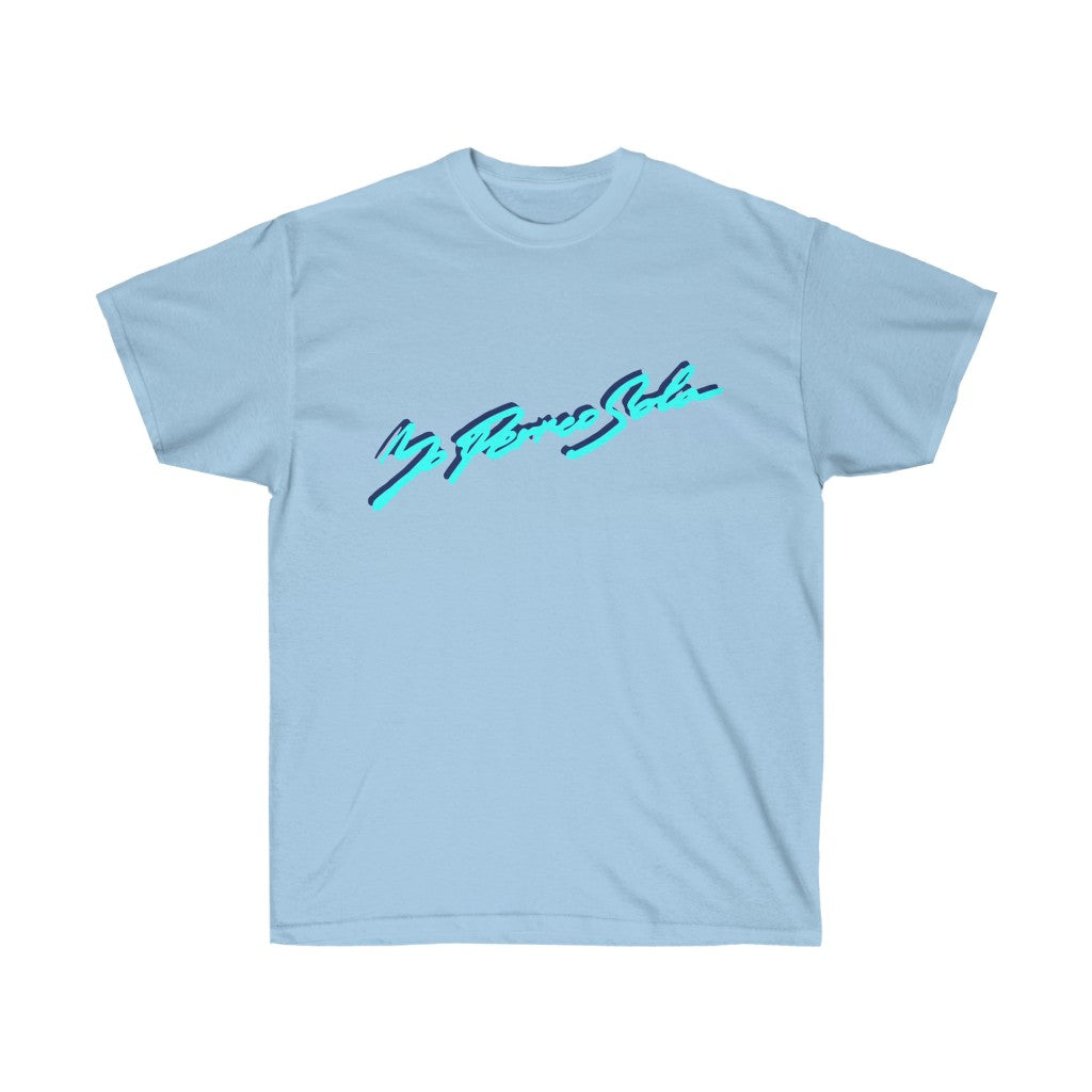 Yo Perreo Sola Unisex T-Shirt. Bad Bunny inspired-Light Blue-S-Bootlg