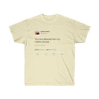 You have distracted from my creative process - Kanye West Tweet T-Shirt-Natural-S-Bootlg