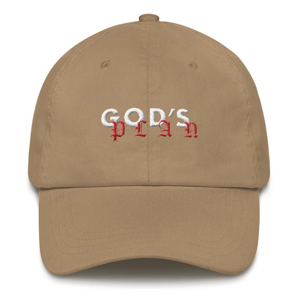 Drake God's Plan Inspired Dad Hat / Cap-Khaki-Bootlg