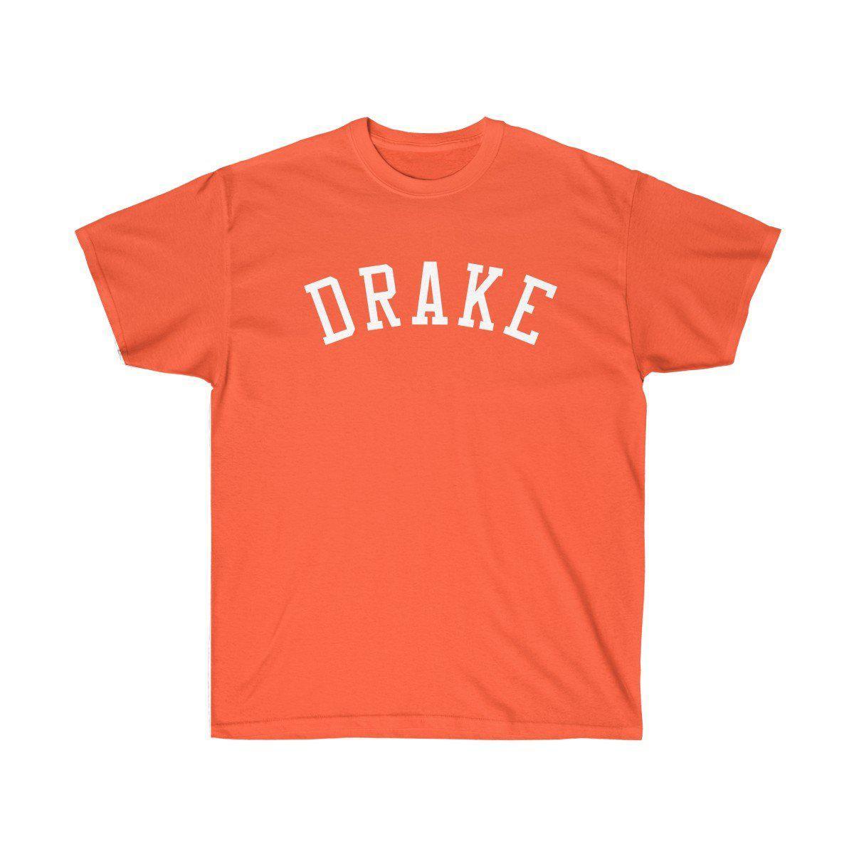 Drake Name Tee-Orange-S-Bootlg