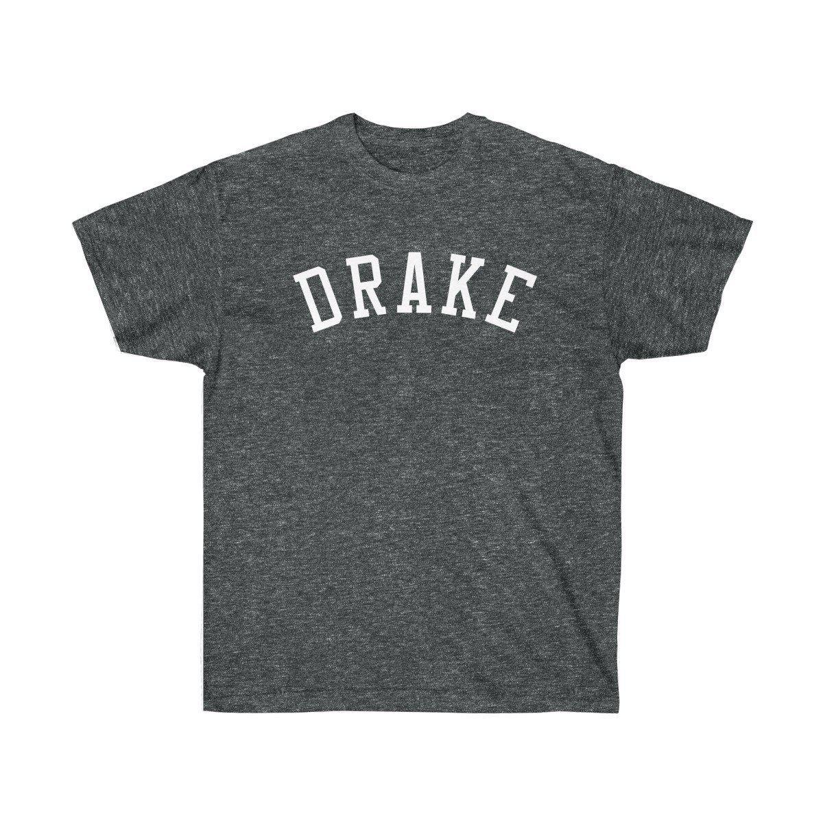 Drake Name Tee-Dark Heather-S-Bootlg