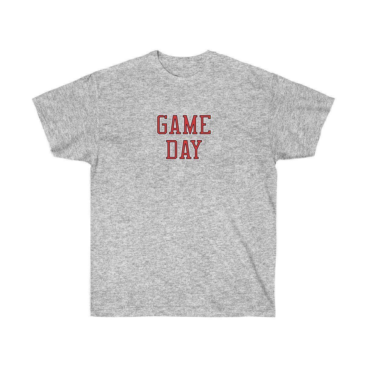 Game Day Tee - Sports T-shirt for Football, Basket, Soccer games-Sport Grey-S-Bootlg