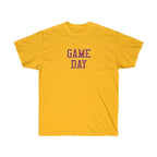 Game Day Tee - Sports T-shirt for Football, Basket, Soccer games-Gold-S-Bootlg