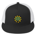 HypeMonsterz NERD Trucker Cap Inspired - Brain logo No one ever really dies-Black/ White-Bootlg