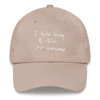 I Hate Being Bi-Polar It's Awesome Kanye West inspired Embroidery Dad Hat / Cap-Stone-Bootlg