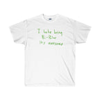 I hate being Bi-Polar it's awesome Kanye West inspired Tee-White-S-Bootlg