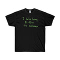 I hate being Bi-Polar it's awesome Kanye West inspired Tee-Black-L-Bootlg