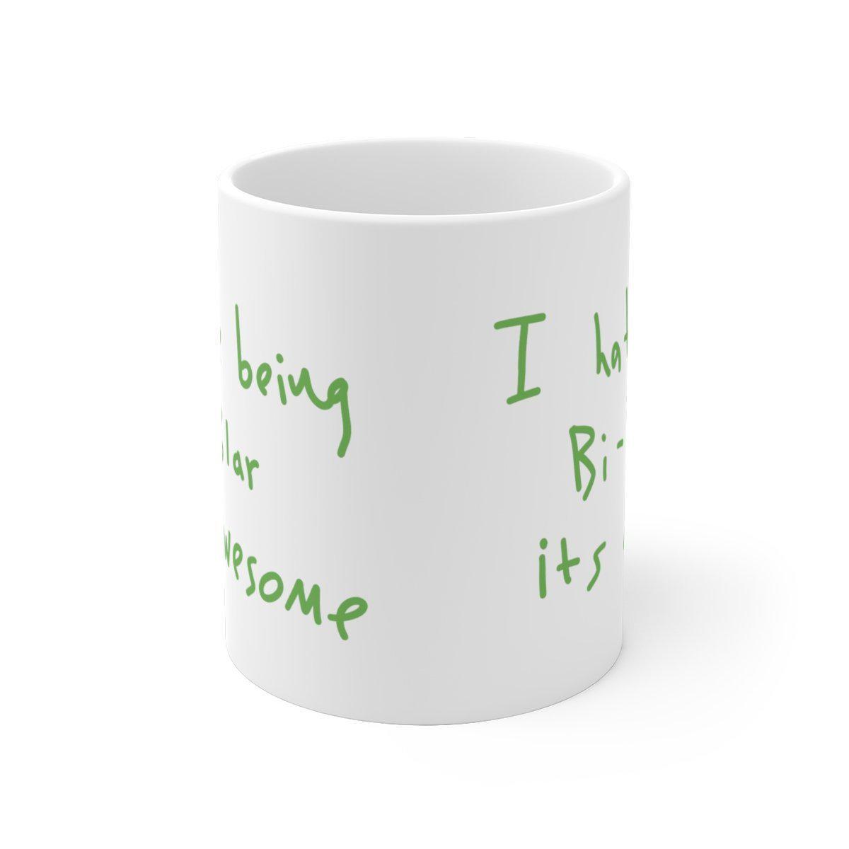 I hate being Bi-Polar it's awesome Mug - Inspired by Kanye West Album cover-Bootlg