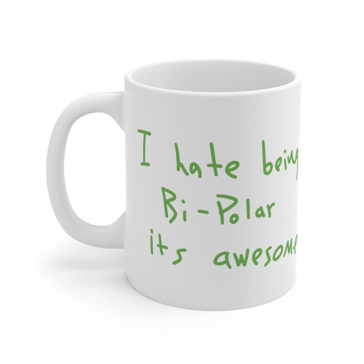 I hate being Bi-Polar it's awesome Mug - Inspired by Kanye West Album cover-11oz-Bootlg