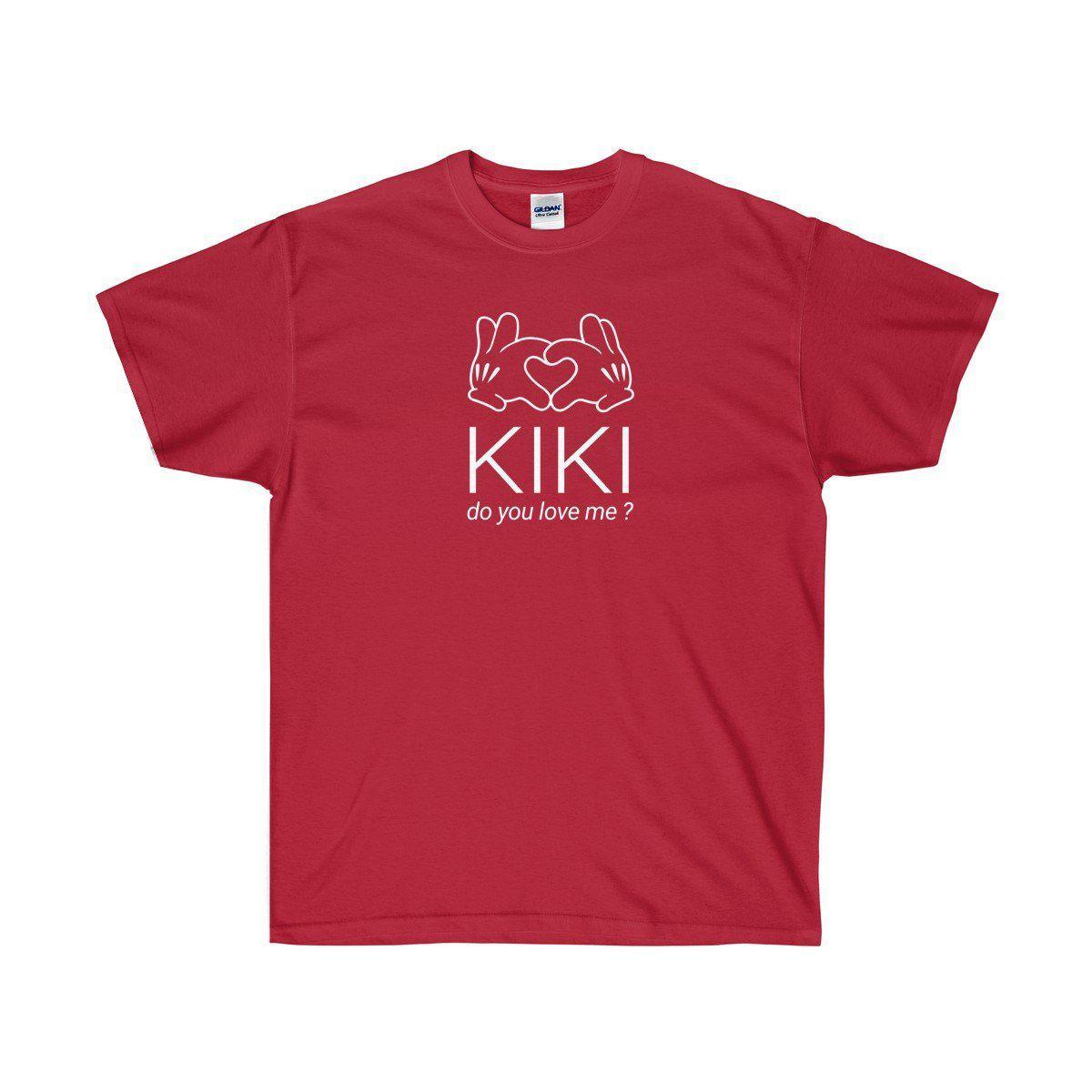 Kiki do you love me? In my feelings Tee - Drake inspired-Cardinal Red-S-Bootlg