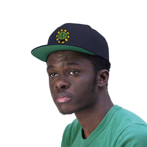 N*E*R*D Unisex Flat Bill Hat-True Navy-One size-Bootlg