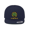 N*E*R*D Unisex Flat Bill Hat-True Navy-One size-Bootlg