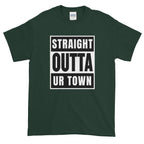 Personalized Straight outta Compton or Your Town Short-Sleeve T-Shirt-Forest-S-Bootlg