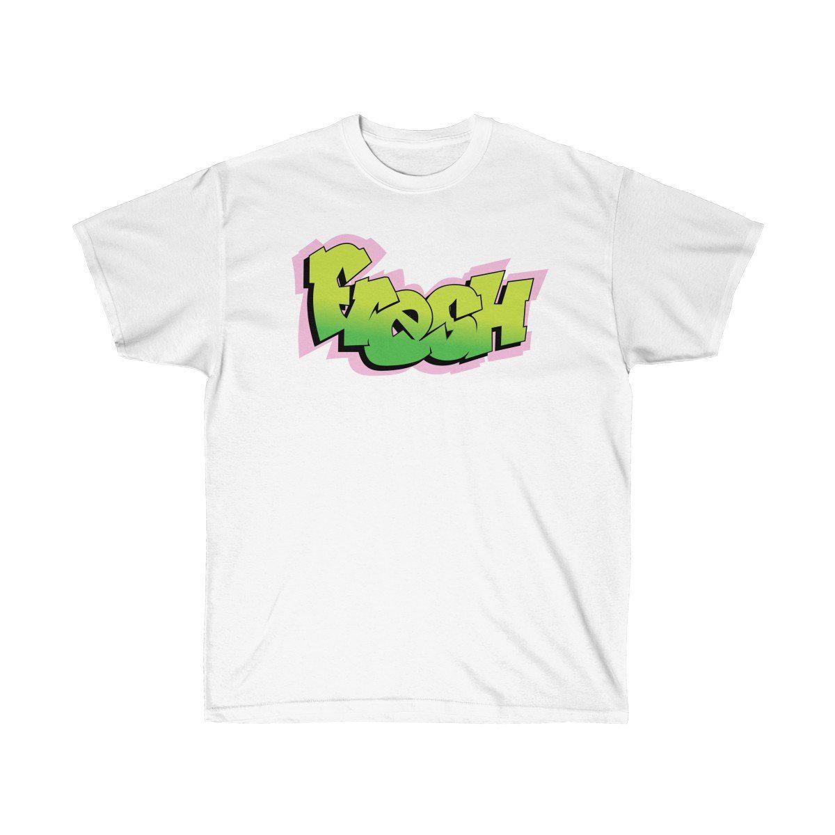 The Fresh Prince inspired Tee-White-S-Bootlg