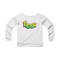 The Fresh Prince Women's Sponge Fleece Wide Neck Sweatshirt-White-L-Bootlg