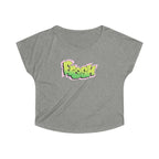The Fresh Prince Women's Tri Blend Dolman - 90s Fashion-S-Tri-Blend Venetian Gray-Bootlg