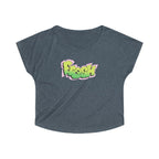 The Fresh Prince Women's Tri Blend Dolman - 90s Fashion-S-Tri-Blend Vintage Navy-Bootlg