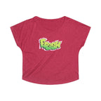 The Fresh Prince Women's Tri Blend Dolman - 90s Fashion-S-Tri-Blend Vintage Red-Bootlg