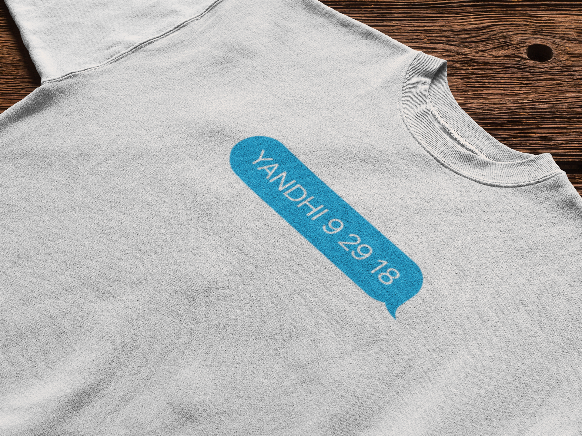 YANDHI 9 29 18 Kanye West iMessage Inspired Tee-Bootlg